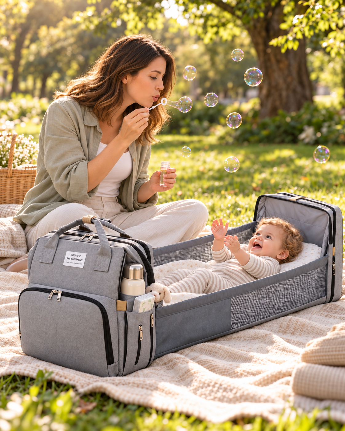MILAVA Amara — Baby Changing Backpack
