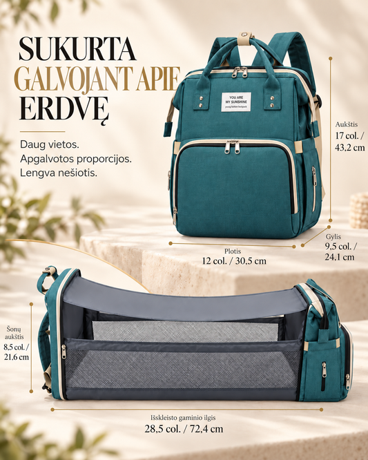 MILAVA Amara — Baby Changing Backpack